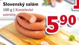 Salám slovenský točený Kostelecké uzeniny