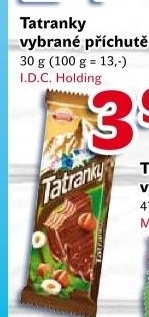 Oplatky Tatranky Sedita