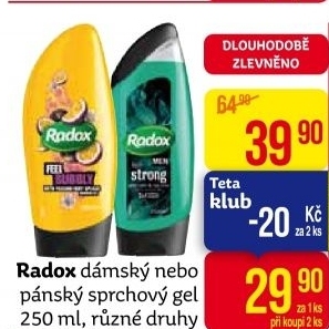 Sprchový gel Radox