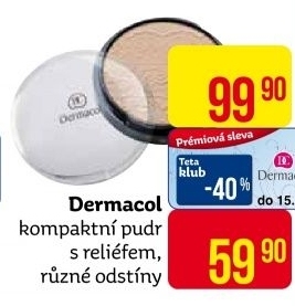 Pudr s reliéfem krajky Dermacol
