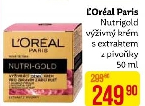 Krém pleťový výživný Nutri Gold L'oreal