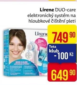 Systém na hloubkové čištění pleti Duo-care Lirene