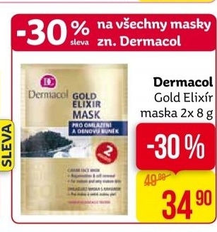 Maska pleťová omlazující Gold Elixír Dermacol