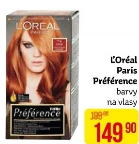 Barva na vlasy Préférence L'oréal