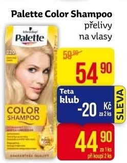Barva na vlasy Color Shampoo Palette Schwarzkopf