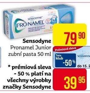 Pasta na zubyPronamel Junior Sensodyne