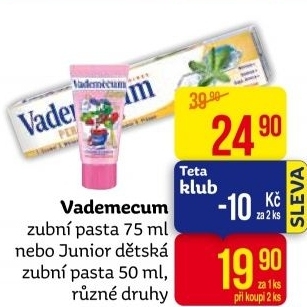 Pasty na zuby Vademecum