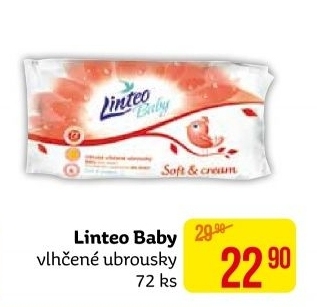 Vlhčené ubrousky dětské Linteo Baby