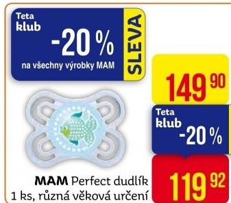 Dudlík Perfect MAM