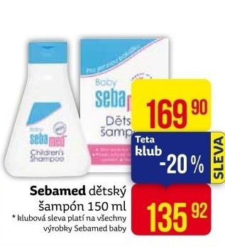 Šampon dětský Sebamed Baby
