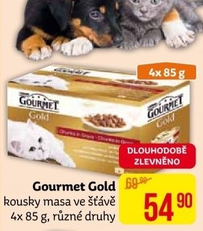 Konzerva pro kočky Gold Gourmet Purina