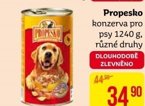 Konzerva pro psy Propesko