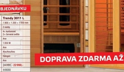 Infrasauna Marimex TRENDY 3011