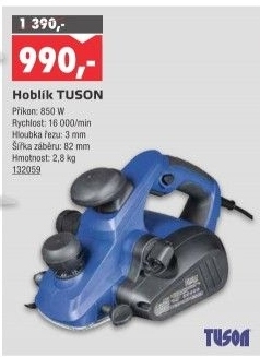 Elektrický hoblík Tuson