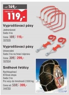 Vyprošťovací pásy na auto