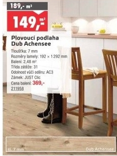 Plovoucí podlaha dub Achensee Euroclic