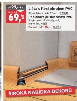 Lišta podlahová