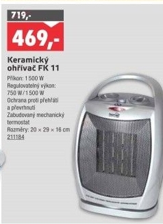 Keramické topidlo FK 11