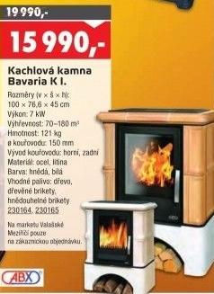 Kachlová kamna Bavaria ABX
