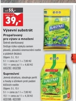 Propařovaný substrát Forestina