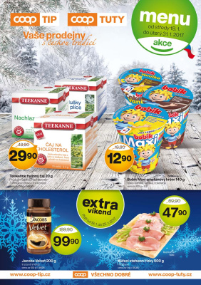 akční leták COOP 18.1.2017-31.1.2017