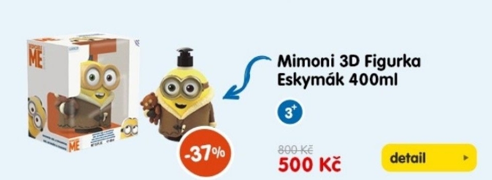 Mimoni 3D Figurka Eskymák 400ml