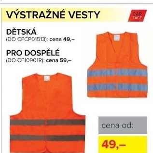Dětská reflexní vesta Carface