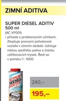 Aditivum Super diesel VIF