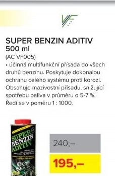 Aditivum Super benzin VIF