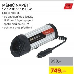 Měnič napětí Carface