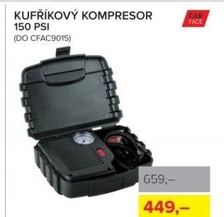 Kufříkový kompresor Carface
