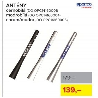 Anténa Corsa Sparco