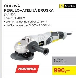 Úhlová bruska Starline