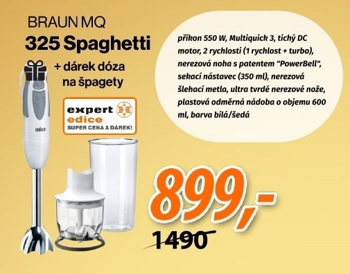 BRAUN MQ 325 Spaghetti