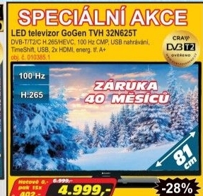 LED televize GoGen TVH 32N625T