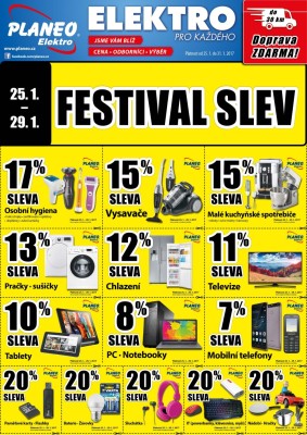 akční leták Planeo Elektro 25.1.2017-31.1.2017