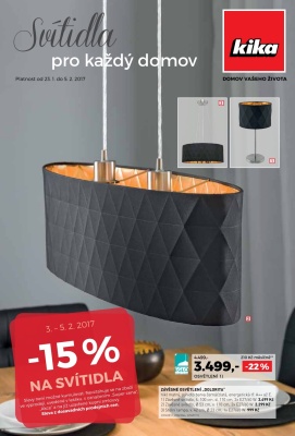akční leták Kika nábytek 23.1.2017-5.2.2017