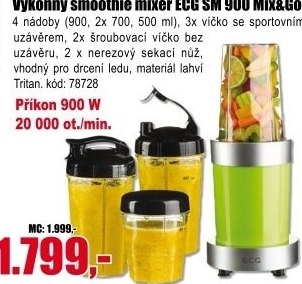 Mixér ECG SM 900 Mix&amp