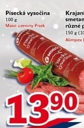 Salám Vysočina písecká Maso uzeniny Písek