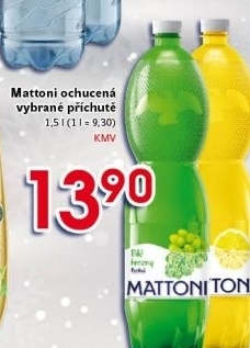 Ochucená voda Mattoni