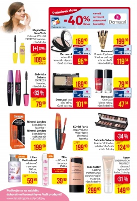 akční leták Teta drogerie 2.2.2017-11.2.2017
