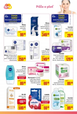 akční leták Teta drogerie 2.2.2017-11.2.2017