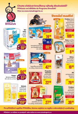 akční leták Teta drogerie 2.2.2017-11.2.2017