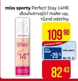 Make up Perfect Stay 14H Miss Sporty