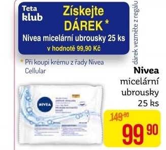 Ubrouskymicelární Nivea