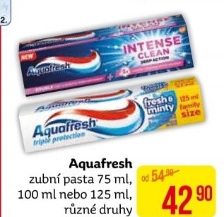 Pasta na zuby Aquafresh