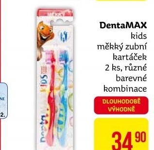 Kartáček na zuby dětský Dentamax