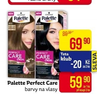 Barva na vlasy Perfect Care Color Palette Schwarzkopf