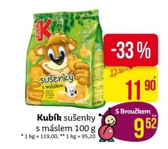 Sušenky Kubík