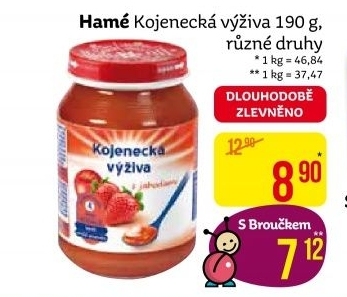 Výživa kojenecká Hamé